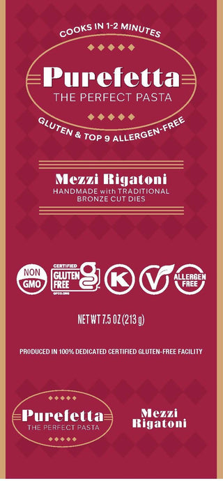 Mezzi Rigatoni (currently available in the East and Midwest) - Purefetta