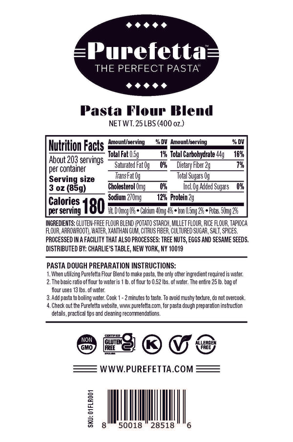 Pasta Flour Blend: 100 lb. Commercial Size (4 cases)